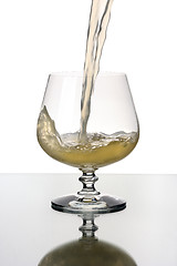 Image showing Glass goblet, isolated.
