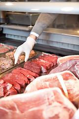 Image showing Fresh Meat Counter