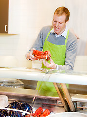 Image showing Lobster at Grocery Store