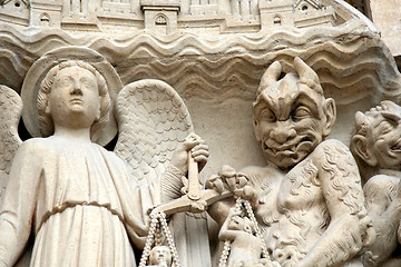 Image showing Angel and devil