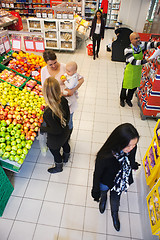 Image showing Busy Supermarket