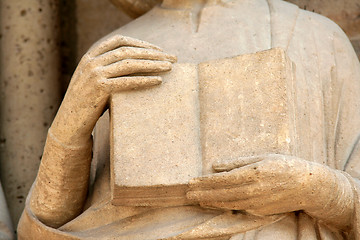Image showing Stone book