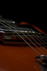 Image showing Red electric guitar I