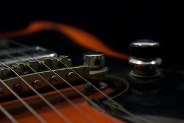 Image showing Red electric guitar II