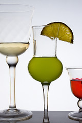 Image showing Liquor glasses