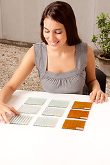 Image showing Choosing Tile Sample