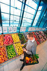 Image showing Grocery Store Shopping