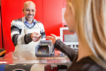 Image showing Grocery Store Cashier