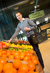 Image showing Fruits and Vegetables Grocery Store