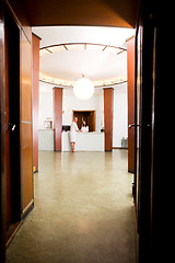 Image showing Man in Spa Reception