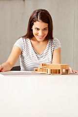 Image showing Architect with House Model