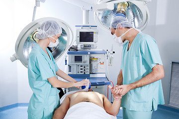 Image showing Patient in the operation theatre