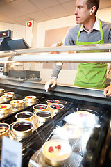 Image showing Pastry for selling in the supermarket