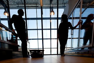 Image showing Grocery Store Flirt