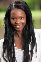 Image showing Close-up of confident young woman