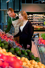 Image showing Woman in Supermarket