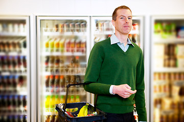 Image showing Grocery Store Man