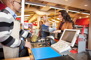 Image showing Grocer Store Checkout