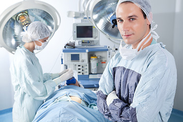 Image showing Portrait of male surgeon
