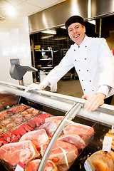 Image showing Happy Butcher