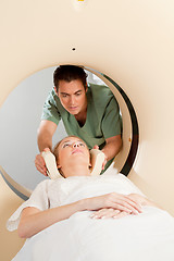 Image showing Patient in CT Scan