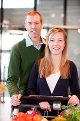 Image showing Supermarket Couple