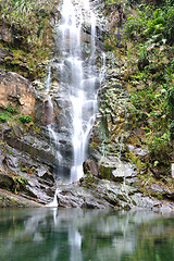 Image showing Mountain stream waterfall