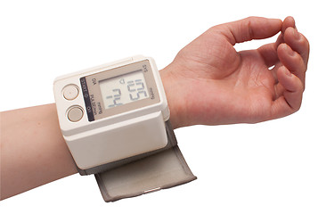 Image showing Measuring the Blood Pressure