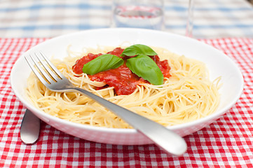 Image showing Spaghetti Bolognese