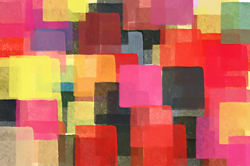 Image showing colorful squares