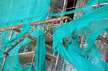 Image showing debris netting