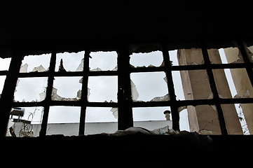 Image showing factory window
