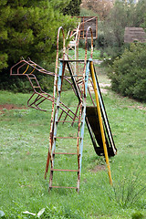 Image showing abandoned playground