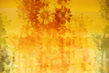 Image showing grunge floral pattern