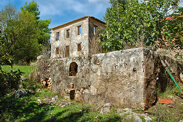 Image showing farm house ruins