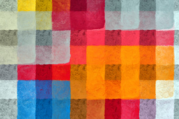 Image showing paint squares pattern