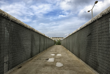 Image showing pedestrian overpass