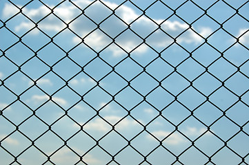 Image showing chain link fence