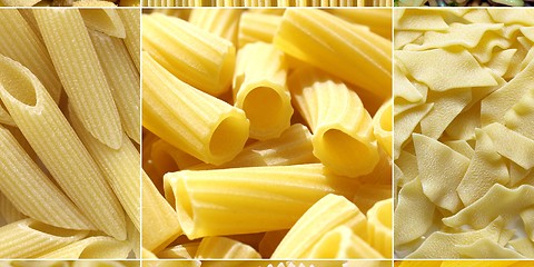 Image showing Pasta collage