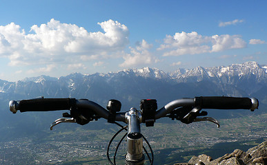 Image showing Biker POV