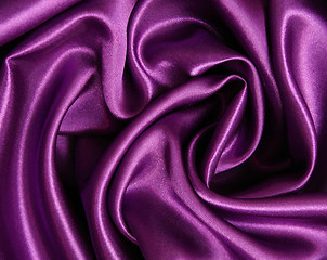 Image showing Smooth elegant lilac silk can use as background 