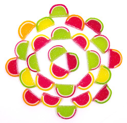 Image showing Colorful different Jelly Candy 