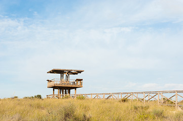 Image showing Wildlife watchtower