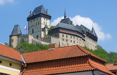 Image showing Karlstejn castle, Czech Republic