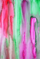 Image showing Abstract watercolor background  on paper texture 