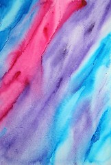 Image showing Abstract watercolor background on paper texture