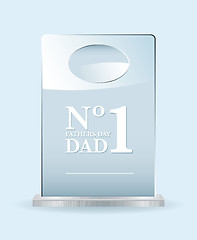 Image showing Number one dad award