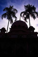 Image showing Putrajaya mosque, Kuala Lumpur, Malaysia.