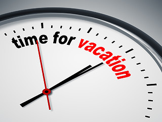 Image showing time for vacation