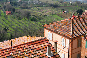 Image showing taly. Tuscany region. Montepulciano town 